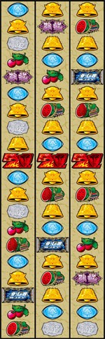 パチスロ北斗の拳 天昇リール配列