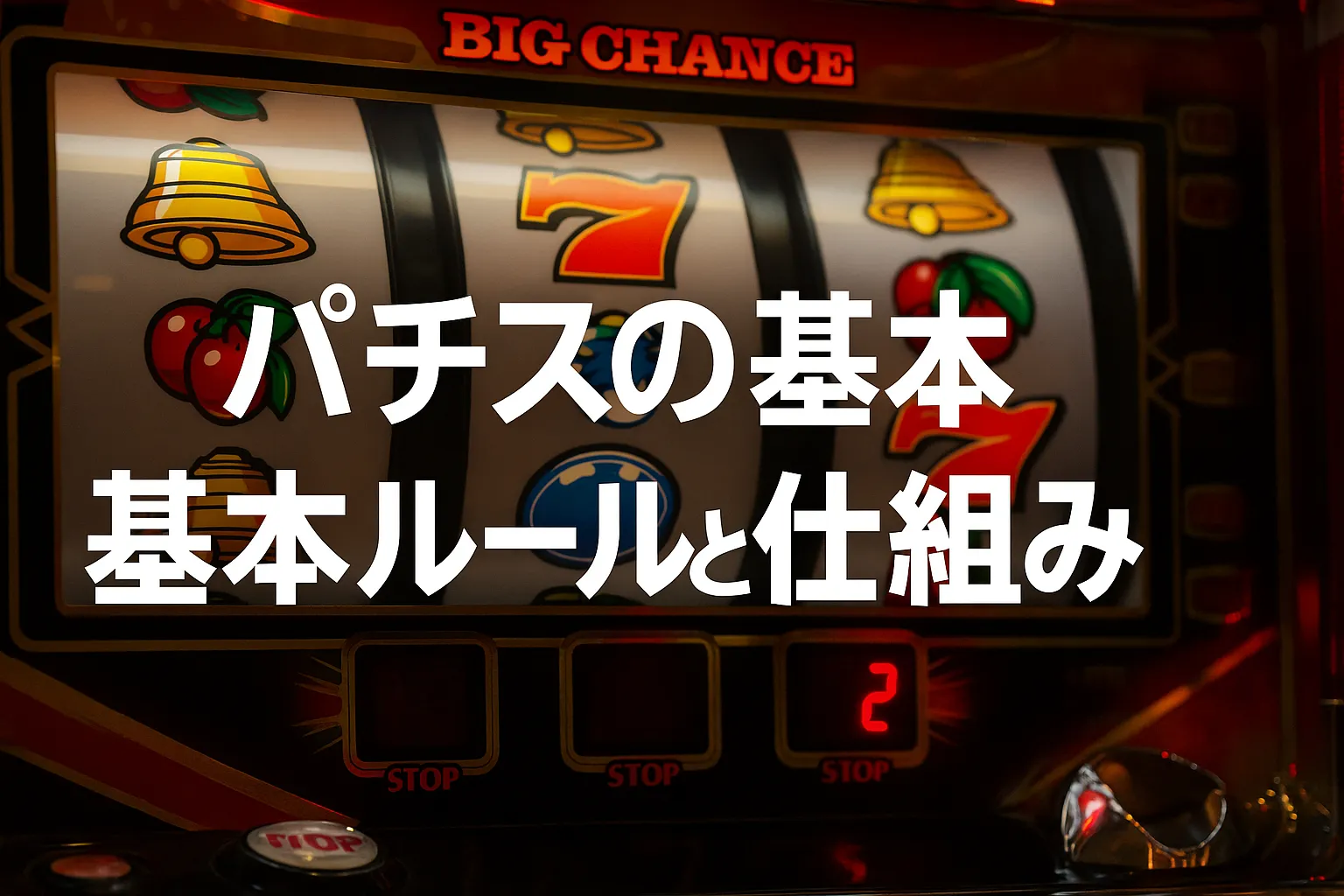 パチスロの基本ルールと仕組み