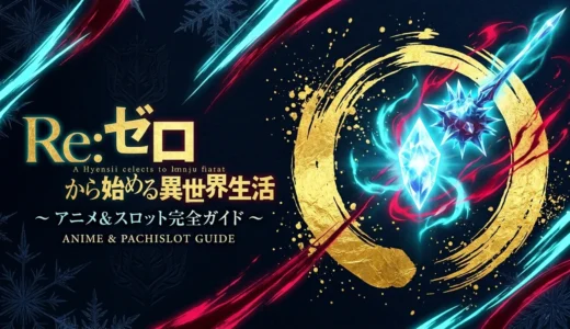 【Re:ゼロから始める異世界生活】パチンコ・スロット＆アニメ完全ガイド｜見る順番・演出元ネタと初心者の安心打ち方